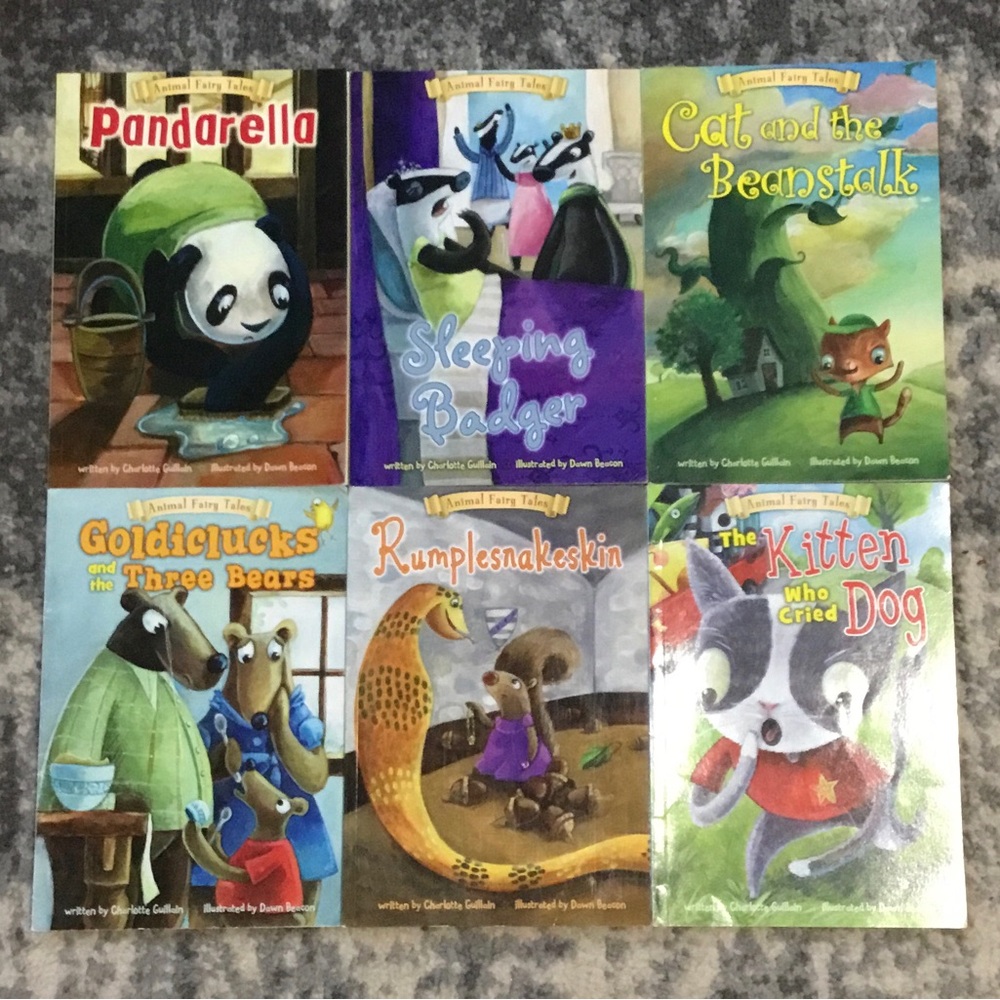 Animal Fairy Tales Lot of 6 Books Charlotte Guillain Paperback